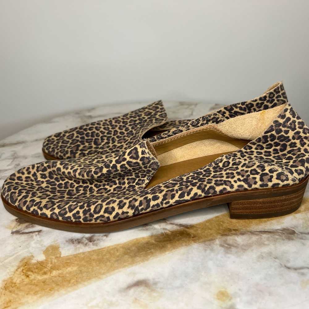 Lucky brand Cahill loafer size 7.5 cheetah leopard print